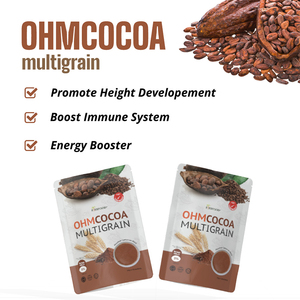Ohmcocoa Premium Plant-Based Low-Fat Instant Cacao <b>Drink</b> with Protein 25g Sachet-Convenient for Busy White Collar Workers - Product Image 4