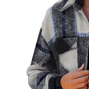 Lana personalizada transpirable mujeres Shackets calidad superior estilo decente OEM/ODM venta al por mayor pedido a granel disponible todos los tamaños y colores - Product Image 6