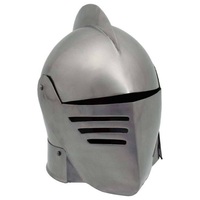 Casque Sir Ulrich en métal antique, réplique artisanale découpée au laser pour reconstitutions historiques et collectionneurs
