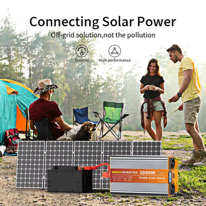 Convertisseur d'énergie à onde sinusoïdale pure HOULI 3000W, 12V 24V vers 220V, convertisseur DC vers AC, onduleur solaire pour camping-car, voiture, maison, hors réseau, alimentation de secours - Product Image 6