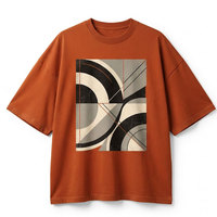 T-shirt Homme Oversize Élégant Coupe Décontractée Moderne Design Streetwear Tendance 100% Coton Séchage Rapide Léger Respirant Confortable