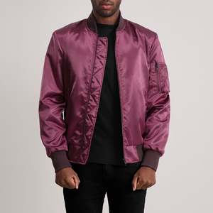 Chaqueta Bomber MA-1 Vintage Marrón para Hombre, de Invierno, Resistente al Viento, de Poliéster/Algodón, con Cierre de Cremallera y Capucha, Estilo Urbano - Product Image 3