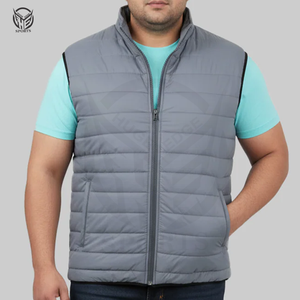 Chaleco Acolchado con Cierre, Invierno, Ecológico, Transpirable, Secado Rápido, 100% Poliéster, Ropa Exterior para Hombre, Servicio OEM 2025 - Product Image 3