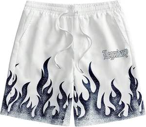 Vintage Summer Heavyweight Oxford Fabric Anti-UV Breathable Drawstring <b>Shorts</b> <b>Men</b> Wholesale Hip Hop Style <b>Jogging</b> <b>Shorts</b> - Product Image 3