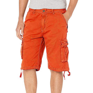 Short cargo respirant et populaire séchage rapide classique été quotidien décontracté mode couleur unie short d'extérieur pour hommes - Product Image 1