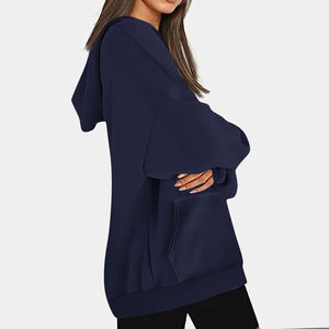 Nouveauté 2026 – Sweat-shirts oversize pour femmes, personnalisables avec logo, décontractés à épaules tombantes, avec faible MOQ - Product Image 3