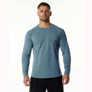 Fabricant de vêtements Vêtements de sport décontractés pour hommes personnalisés Vêtements de Offre Spéciale d'entraînement à manches longues avec logo personnalisé T-shirts pour hommes - Product Image 6