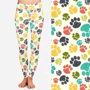 Mid Waist Solid Spandex/<b>Nylon</b> Seamless Yoga <b>Leggings</b> Plus Size Casual Workout Pants Scrunch Butt Full Length - Product Image 1