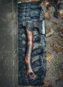 Handmade blacksmith bushcraft survival useful bruk hatchet camper <b>axe</b> unique hatchet <b>axe</b> Camping <b>Axe</b> With Protected Cover - Product Image 4