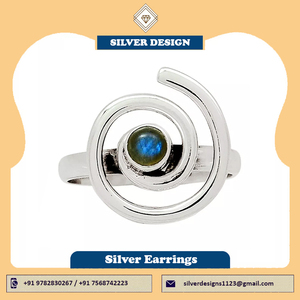 Bague en argent Sterling 925 pour femmes, bijoux en pierres précieuses, 1 pièce, anneau - Product Image 4