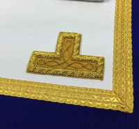 Toptan El İşlemeli LED Işıklı Mason Önlüğü, Mıknatıslı, Özel Renkler ve OEM Hizmeti
