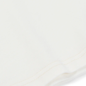 Logotipo personalizado de 220g en blanco hueso de alta calidad para hombre de lujo 100% algodón antiarrugas manga corta Cuello pequeño peso pesado de gran tamaño - Product Image 6