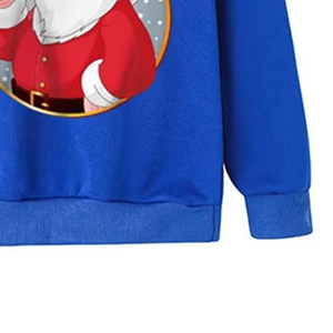 OEM ODM bordado Santa Claus Sudadera con capucha por encargo grueso cálido invierno Navidad temática hombres mujeres ecológico 3D sublimación - Product Image 6