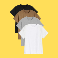 Meilleur T-shirt pour hommes grande taille, écologique, 100% coton, lourd, surdimensionné, personnalisable, blanc, col rond, export BD, respirant de qualité supérieure - Product Image 5