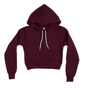 เสื้อฮู้ดดี้ผู้หญิงผ้าฝ้ายทรงครอป แขนยาว ทรงโอเวอร์ไซส์ ปักลาย DTG สไตล์ลำลอง สตรีทแวร์ สำหรับออกกำลังกาย โยคะ ฤดูหนาว - Product Image 1