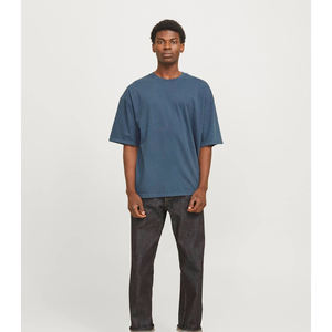 T-shirt pour homme, logo personnalisé, en vrac, uni, 100% coton, de haute qualité, respirant, vêtements de sport de fitness, style streetwear, tee-shirt d'été, OEM - Product Image 2