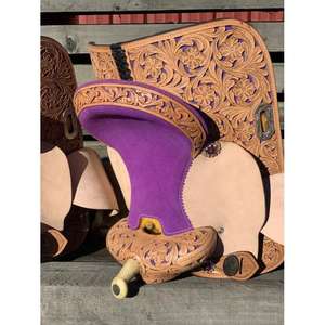 อานม้าหนังแท้คุณภาพพรีเมียม ขายดี สำหรับกีฬาขี่ม้า ส่งออกจากผู้ส่งออกชาวอินเดีย - Product Image 3