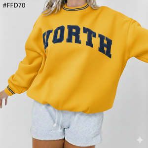 2026 Long Oversized Printed Knitted Mockneck Pullover with Durable Fleece Fabric Eco-Friendly & Quick Dry Autumn/Winter Comfort - Product Image 1