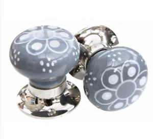 Conception moderne MLH 108 Céramique Nickel Peint Serrure à mortaise Boutons de porte Poignée Chambre à coucher Armoires Commodes Cuisine Tiroirs Salle de bain - Product Image 1