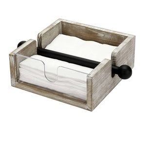 Servilletero de madera que marca tendencia con decoración de mesa de calidad de exportación Servilletero de madera disponible a precio competitivo - Product Image 3