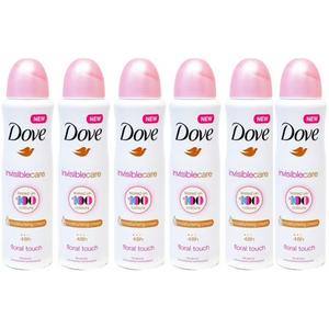 อินวิซิเบิ้ล แคร์ ฟลอรัล ทัช ปกป้องยาวนาน 48 ชั่วโมง ปราศจากแอลกอฮอล์ 0% สเปรย์ระงับกลิ่นกายสำหรับทุกเพศ 150 มล. (แพ็ค 6 ชิ้น) - Product Image 5