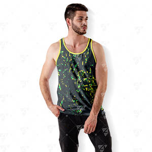 Camiseta Deportiva sin Mangas para Hombre al por Mayor, para Gimnasio, Entrenamiento, Secado Rápido - Product Image 3