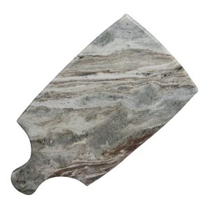 Tabla de cortar de mármol Premium con textura de piedra natural perfecta para rebanar queso, frutas, verduras y carnes - Product Image 1