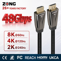 Câble Ultra Haute Vitesse 2.1 8K 48 Gbit/s avec Gaine en Nylon et Blindage Combiné pour Moniteur et Projecteur - Fournisseur OEM/ODM