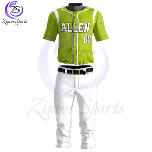 Mangas cortas transpirables Buena venta Haga su propia calidad superior Último producto Logotipo personalizado Impreso Uniforme de béisbol - Product Image 4