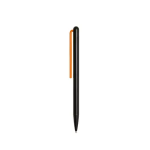 Top Selling Aluminum Grafeex Ballpoint Pen Design In Italy With Coulored Orange Clip And Custom Logo Ideal For Promotional Gift