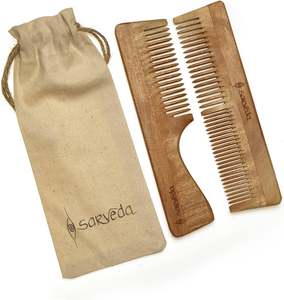 Peine de Madera Natural Hecho a Mano Ecológico con Dientes de Acabado Suave para el Cuidado del Cabello a Precio de Mayoreo - Product Image 6