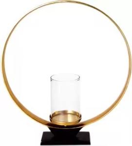 Último soporte de huracán de mesa de Metal dorado de Venta caliente para el hogar, Hotel, restaurante, Decoración de mesa, artículo decorativo para el hogar - Product Image 6