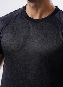 Venta caliente personalizado en blanco gris liso camiseta, poliéster gimnasio fitness desgaste hombres camiseta - Product Image 5