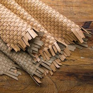 หนังทอแบบมีรูพรุนสีน้ำตาลอ่อนหรูหราสามารถปรับแต่งผลิตภัณฑ์หนังพรีเมี่ยมขนาด1ถึง12ตารางฟุตได้ - Product Image 3