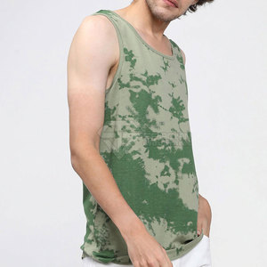 เสื้อกล้ามออกกำลังกายผู้ชายสีพื้นขายส่ง เสื้อผ้าฟิตเนสผู้ชายแบบกำหนดเอง เสื้อกล้ามออกกำลังกายผู้ชาย - Product Image 5