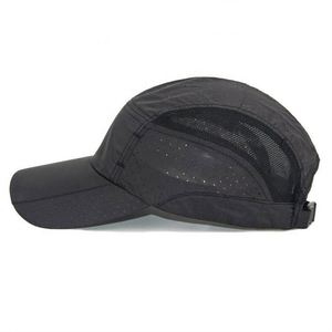 Casquette de baseball personnalisée à séchage rapide, imperméable en nylon, pour activités de plein air, course estivale, non structurée, à calotte souple - Product Image 3
