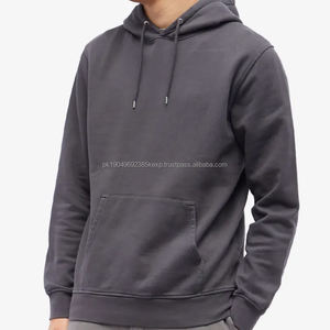 Sweat-shirts à capuche pour hommes en coton biologique, pull-over écologique avec capuche, sweat-shirt à capuche personnalisé en interlock pour hommes, sweat-shirts à capuche surdimensionnés - Product Image 1