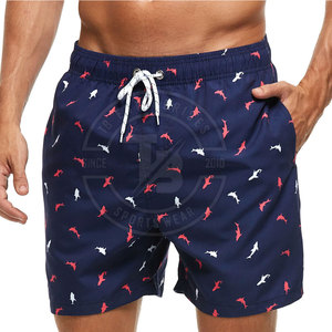 กางเกงว่ายน้ำผู้ชายแบบใหม่สั่งตัดได้ ผ้าฝ้าย 100% สีพื้น แห้งเร็ว ระบายอากาศดี ผลิตในปากีสถาน - Product Image 3