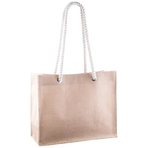Borsa Tote in Juta Personalizzata Meolo, Prodotto Promozionale per Merchandising - Product Image 1