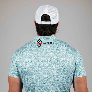 Polo de golf de alta calidad para hombre, logotipo personalizado, botón bordado, diseño de verano, 82.5% poliéster, 17.5% Spandex completo - Product Image 4