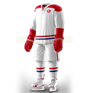 Uniforme de hockey sur glace léger à manches longues, sur mesure, vente en gros, uniforme de hockey sur glace unisexe - Product Image 2