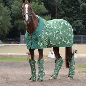 Manta de Invierno para Caballo de Poliéster Clásica Personalizada, Impermeable, Transpirable, con Forro Polar y Malla - Product Image 5