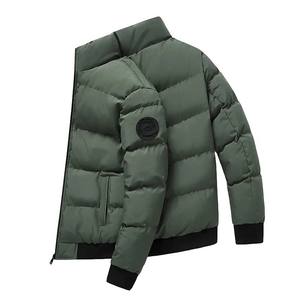 ผู้ชายแฟชั่นการออกแบบใหม่ฤดูหนาวปักเป้าเงาแจ็คเก็ตWarm Paddingขายส่งBubble Bomberแจ็คเก็ต - Product Image 3