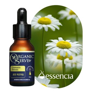Olio Essenziale di Camomilla Romana 100% Puro Biologico Essencia 15ml - Grado Cosmetico, Olio Idratante e Nutriente per il Corpo - Product Image 1
