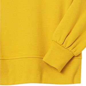 Fabricación de Pakistán, sudaderas informales de cuello redondo de lana Sherpa de Color sólido para mujer, logotipo impreso personalizado en el frente para el invierno - Product Image 5