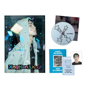 XngHan&Xoul 1er Álbum Individual [Waste No Time] (Versión con Photobook) SM Oficial 104p CD Photocard Foto de Identificación K-POP - Product Image 1