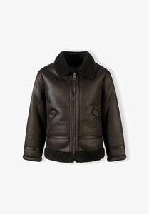 Veste en cuir pour enfants à la mode Garçons Filles Vêtements d'extérieur confortables Vestes élégantes Vente en gros Logo & Design personnalisés - Product Image 4