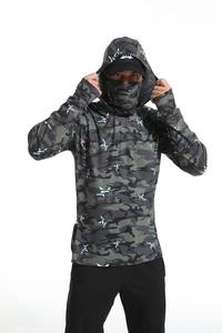 Sweat à capuche de pêche personnalisé à séchage rapide en polyester avec impression par sublimation, faible MOQ, protection UPF 50 - Product Image 3
