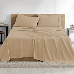 Sábana Lisa de 300 Hilos de Alta Demanda para Uso en Todas las Estaciones con Tela Transpirable y de Fácil Cuidado, Suministro Mundial Disponible - Product Image 1