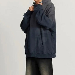 Hombres de etiqueta privada Drop Shoulder Hoodies Ligero Cómodo Hombres Drop Shoulder Hoodies para hombres - Product Image 3